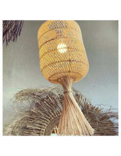 Abat-jour Dumpling - Naturel - M -Magasin De Meubles De Qualité abat jour dumpling naturel m 2