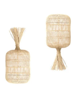 Abat-jour Dumpling - Naturel - M -Magasin De Meubles De Qualité abat jour dumpling naturel m 4