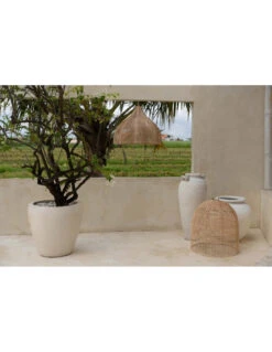 Abat-jour Whipped - Naturel - M -Magasin De Meubles De Qualité abat jour whipped naturel m 2