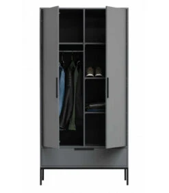 Armoire Adam Pin Gris -Magasin De Meubles De Qualité armoire adam pin gris 3