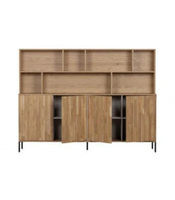 Armoire Gravure Chêne Naturel -Magasin De Meubles De Qualité armoire gravure chene naturel 4