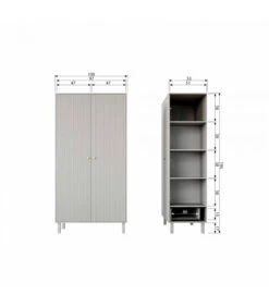 Armoire Madu Gris Nuage -Magasin De Meubles De Qualité armoire madu gris nuage 7