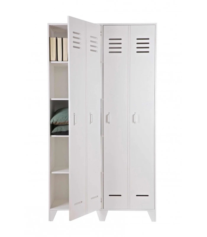 Armoire Stijn Pin Massif Blanc 3 Armoire Stijn Pin Massif Blanc – Image 3