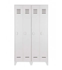 Armoire Stijn Pin Massif Blanc