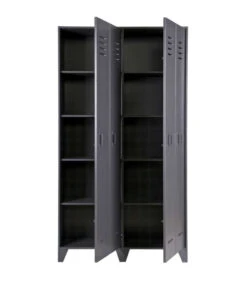 Armoire Stijn Pin Massif Gris Acier -Magasin De Meubles De Qualité armoire stijn pin massif gris acier 3