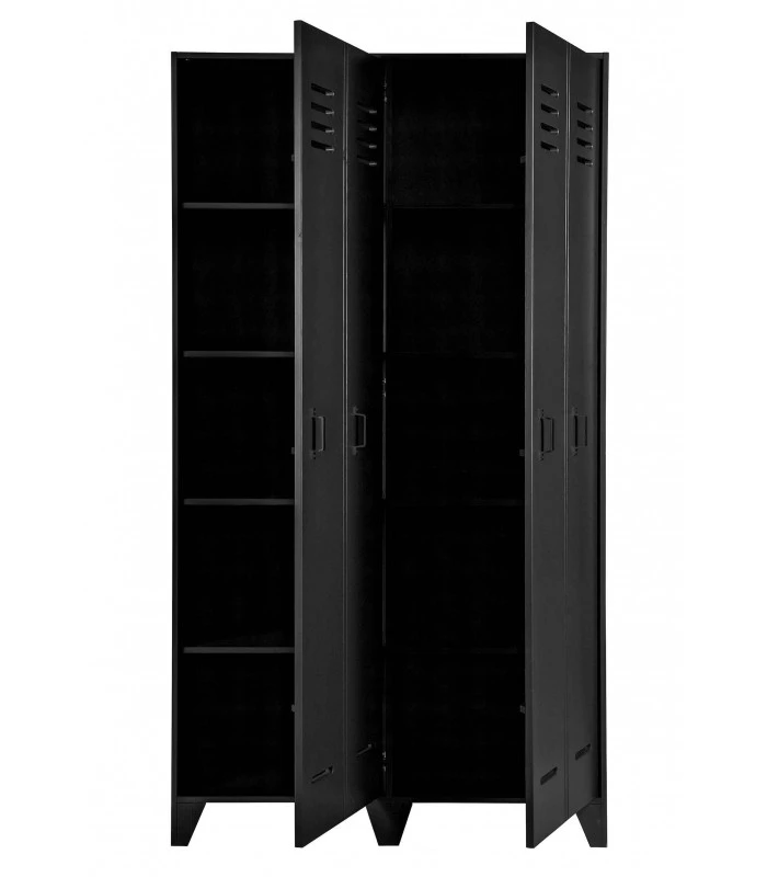 Armoire Stijn Pin Massif Noire 5 Armoire Stijn Pin Massif Noire – Image 5