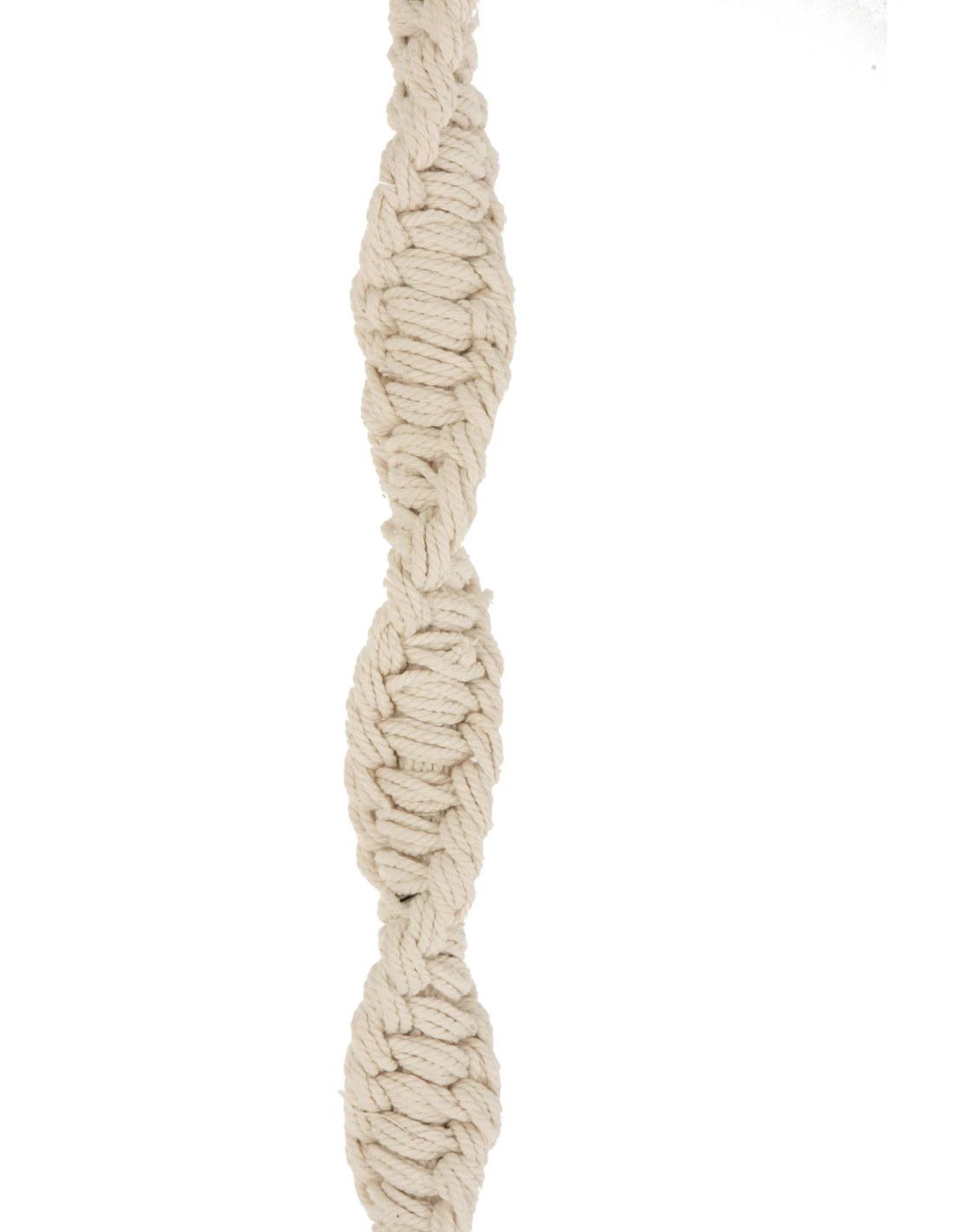 Balancelle En Coton/bois Beige Style Bohème 3 Balancelle En Coton/bois Beige Style Bohème – Image 3