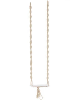 Balancelle En Coton/bois Beige Style Bohème