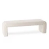 Banc Lhassa Blanc Bouclette