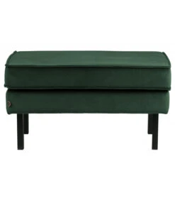Banc Rodéo Velours Vert Forêt