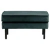 Banc Rocco Velvet Teal Bleu Canard