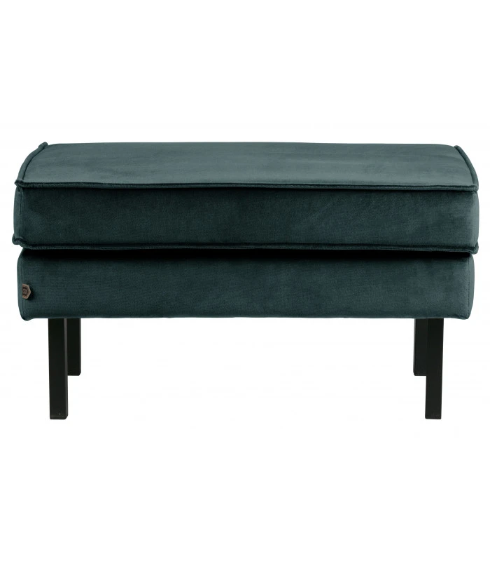 Banc Rocco Velvet Teal Bleu Canard 1 Banc Rocco Velvet Teal Bleu Canard