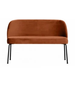 Banquette De Table 2 Places Vogue Velours Rouille
