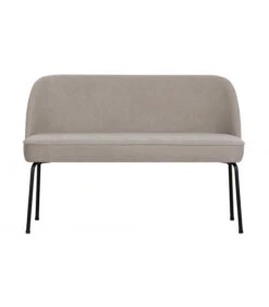 Banquette De Table 2 Places Vogue Tissu Tissé Sable