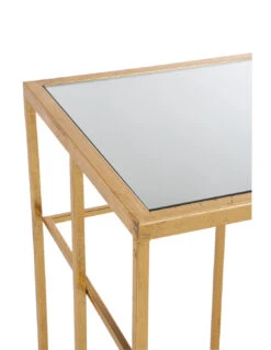 Barres De Console En Métal/verre Doré -Magasin De Meubles De Qualité barres de console en metalverre dorej line 4