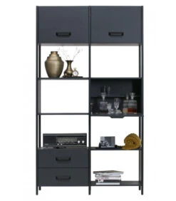 Bibliothéque Legacy Bois Et Métal Noir 16 Bibliothéque Legacy Bois Et Métal Noir -Magasin De Meubles De Qualité bibliotheque legacy bois et metal noir 6