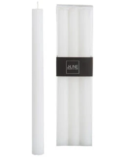 Boîte 6 Bougie De Table Blanche -13H