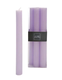 Boîte 6 Bougie De Table Lavande -13H