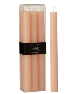 Boîte 6 Bougie De Table Pêche 13H