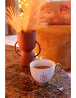 Boîte De 2 Grands Mugs Feuille Windownbox En Céramique Marron Assortiment De 2 -Magasin De Meubles De Qualité boite de 2 grands mugs feuille windownbox en ceramique marron assortiment de 2 2