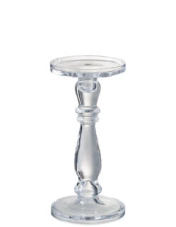 Bougeoir / Porte-bougie Leti Verre Transparent Moyen