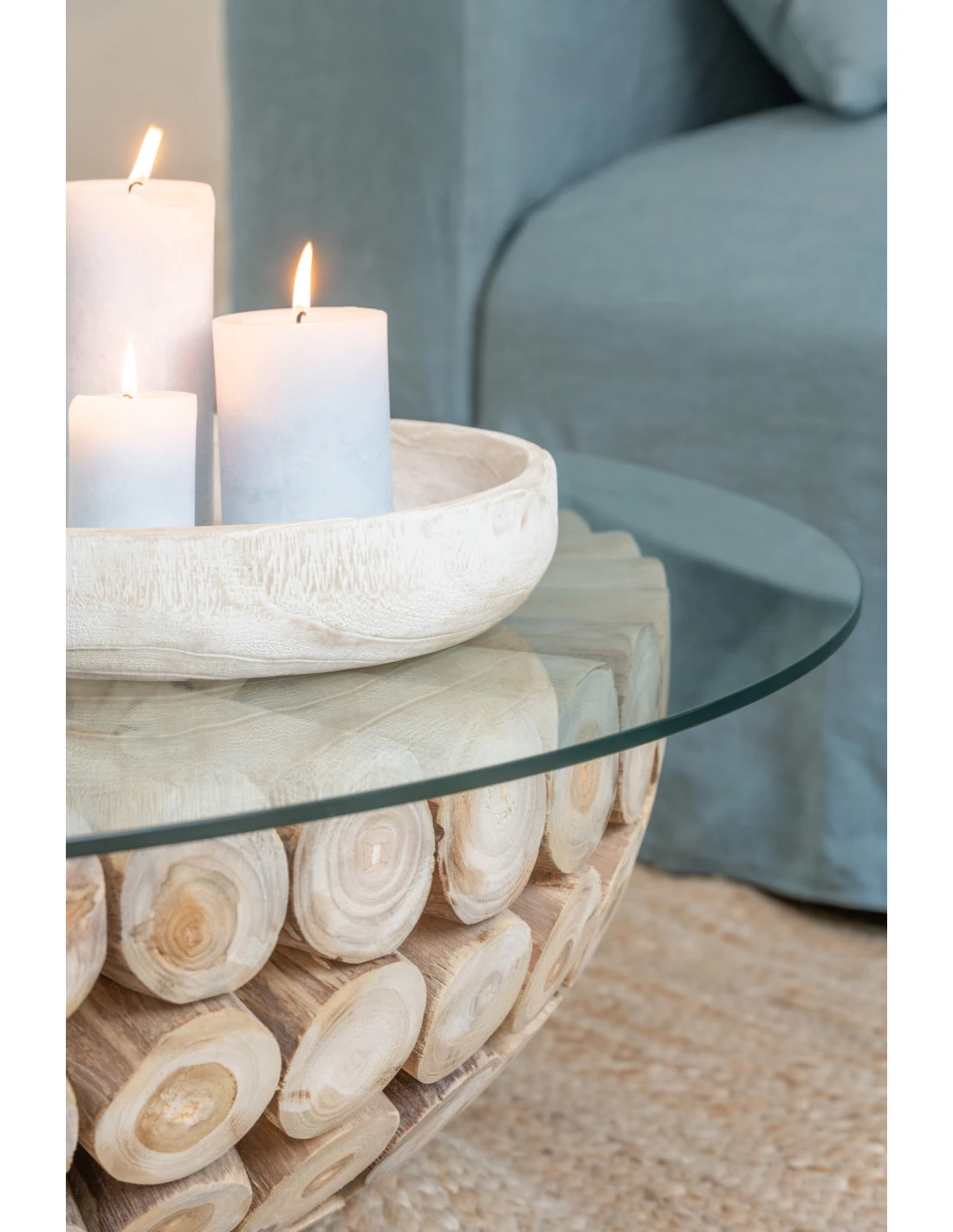 Bougie Cylindrique Bleu Clair M42h 2 Bougie Cylindrique Bleu Clair M42h – Image 2