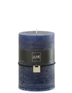 Bougie Cylindrique Bleu Foncé Extra Large 120H