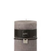 Bougie Cylindrique Gris Foncé XL110h