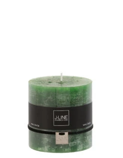 Bougie Cylindrique Vert Clair -75H