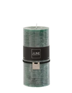 Bougie Cylindrique Vert Foncé L -70H