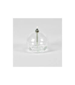 Bougie Éternelle Ronde Chromé 8cm