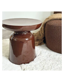 Bout De Canapé Bibi Marron -Magasin De Meubles De Qualité bout de canape bibi marron 2