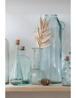 Bouteille Ronde Longue En Verre/Bois Transparente 5 Bouteille Ronde Longue En Verre/Bois Transparente -Magasin De Meubles De Qualité bouteille ronde longue en verrebois transparente 2