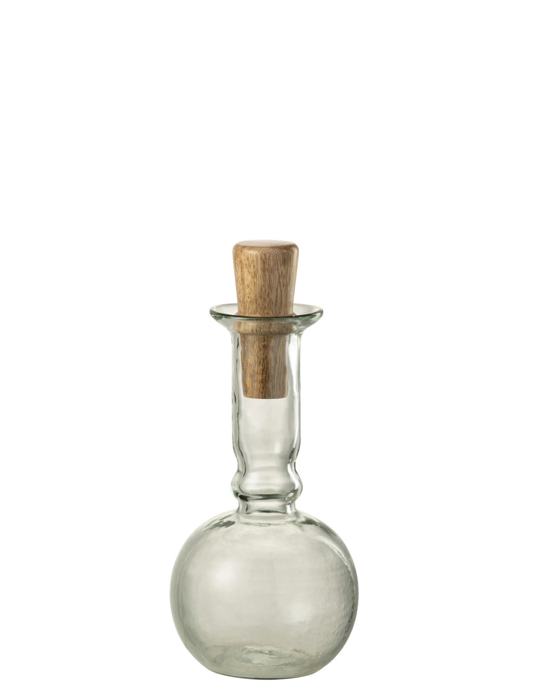 Bouteille Ronde Longue En Verre/Bois Transparente 1 Bouteille Ronde Longue En Verre/Bois Transparente