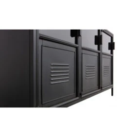 Buffet 3 Portes Ronja Métal Noir 10 Buffet 3 Portes Ronja Métal Noir -Magasin De Meubles De Qualité buffet 3 portes ronja metal noir 4