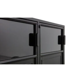 Buffet 3 Portes Ronja Métal Noir 11 Buffet 3 Portes Ronja Métal Noir -Magasin De Meubles De Qualité buffet 3 portes ronja metal noir 5