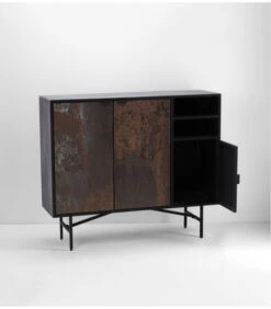 Buffet Rasty 3 Portes Métal Et Bois 7 Buffet Rasty 3 Portes Métal Et Bois -Magasin De Meubles De Qualité buffet rasty 3 portes metal et bois 3