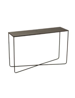 Cadre Croisé En Métal Noir Pour Console