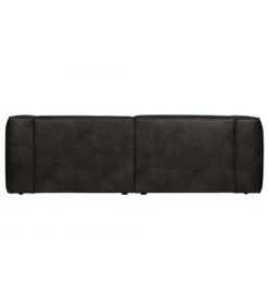 Canapé Bean 3.5 Places En Cuir Recyclé Noir -Magasin De Meubles De Qualité canape bean 35 places en cuir recycle noir 2