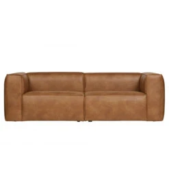 Canapé Bean 3.5 Places En Cuir Recyclé Cognac