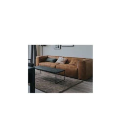 Canapé Bean 3.5 Places En Cuir Recyclé Cognac -Magasin De Meubles De Qualité canape bean 35 places en cuir recycle noir 9