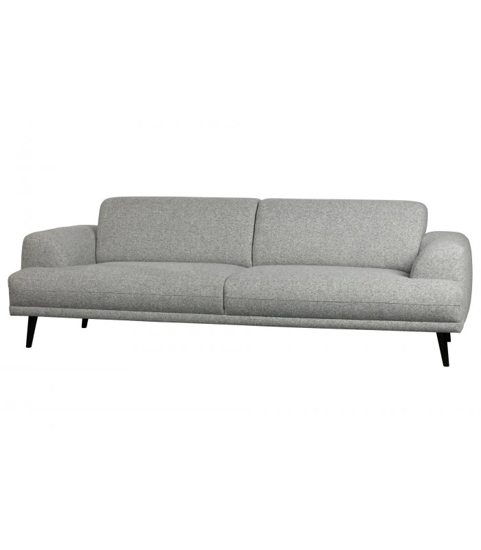 Canapé Brush 3 Places Tissu Gris Cendré 2 Canapé Brush 3 Places Tissu Gris Cendré – Image 2
