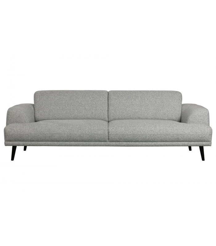 Canapé Brush 3 Places Tissu Gris Cendré 1 Canapé Brush 3 Places Tissu Gris Cendré