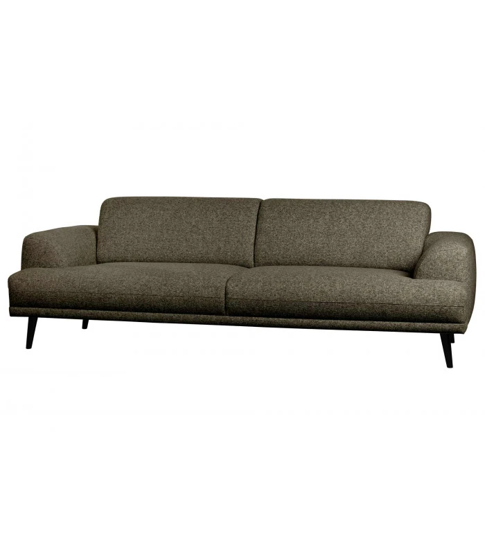 Canapé Brush 3 Places Tissu Taupe 2 Canapé Brush 3 Places Tissu Taupe – Image 2