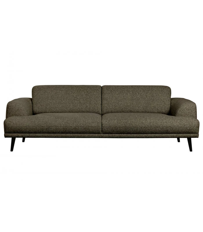 Canapé Brush 3 Places Tissu Taupe 1 Canapé Brush 3 Places Tissu Taupe