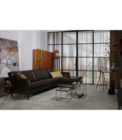 Canapé Chaise Longue Rodéo Droit Black Cuir Recyclé -Magasin De Meubles De Qualité canape chaise longue rodeo droit black cuir recycle 4