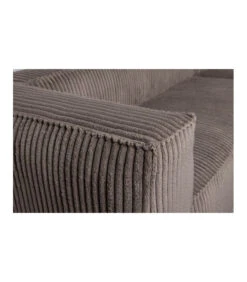 Canapé D'Angle Droit Bean Côtelé Marron -Magasin De Meubles De Qualité canape d angle droit bean cotele marron 4