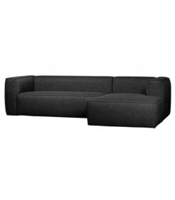 Canapé D'Angle Droit Bean En Tissu Gris Foncé -Magasin De Meubles De Qualité canape d angle droit bean en tissu gris fonce 3