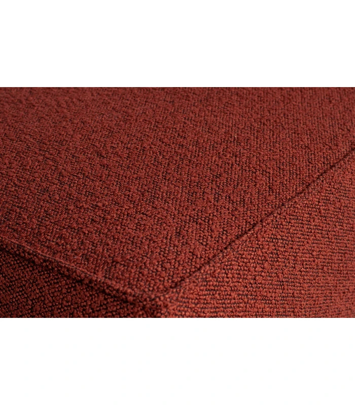 Canapé D'Angle Droite Statement Tissu Bouclé Chestnut 2 Canapé D'Angle Droite Statement Tissu Bouclé Chestnut – Image 2