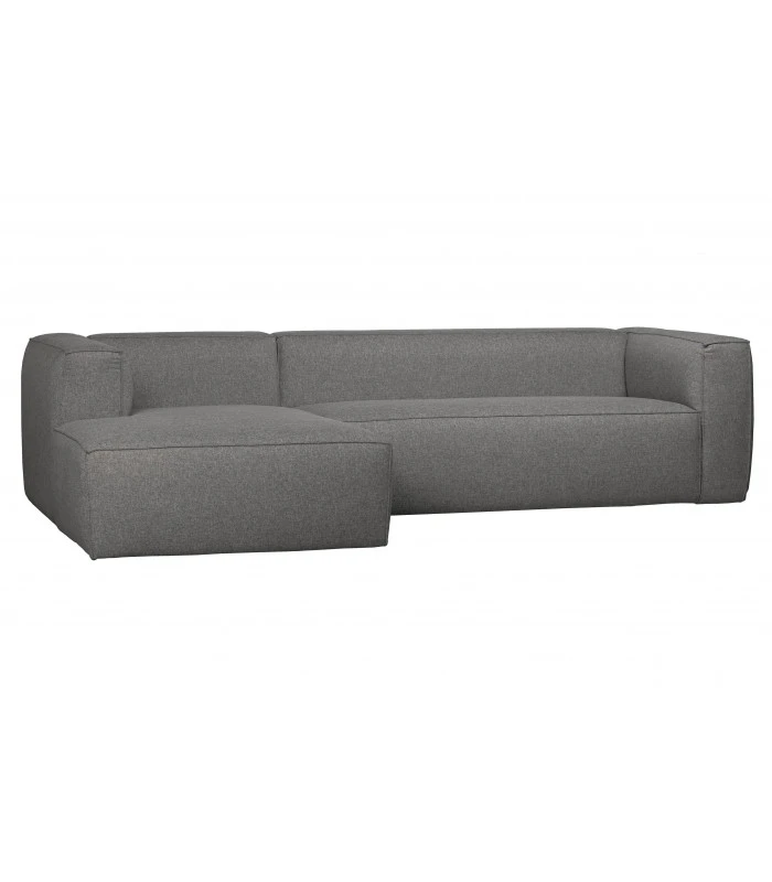 Canapé D'Angle Gauche Bean En Tissu Gris Moyen 5 Canapé D'Angle Gauche Bean En Tissu Gris Moyen – Image 5